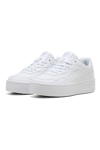 Beli čevlji s podplatom Puma Court Lally Skye