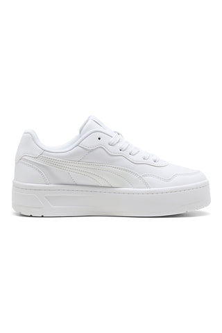 Beli čevlji s podplatom Puma Court Lally Skye