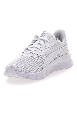 Bele in svetlo sive mrežaste superge Puma FlexFocus Lite Modern Jr