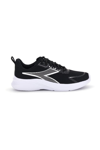 Diadora Robin 7 W črno bela dihajoča tekaška obutev z blažilnikom