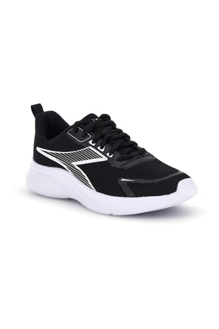 Diadora Robin 7 W črno bela dihajoča tekaška obutev z blažilnikom