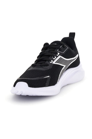 Diadora Robin 7 W črno bela dihajoča tekaška obutev z blažilnikom