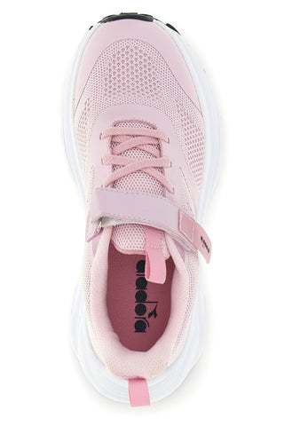 Roza superge z velcro zapenjanjem iz zračne tkanine Diadora Snipe 4 Jr