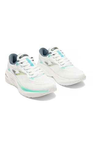 Beli tekaški copati z zračnimi vložki v barvi teal Joma Speed 2602