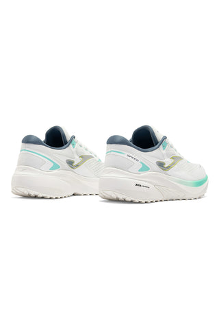Beli tekaški copati z zračnimi vložki v barvi teal Joma Speed 2602
