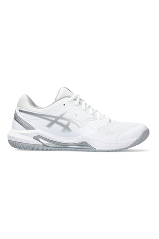 Beli in srebrni teniški čevlji Asics Gel-Dedicate 8
