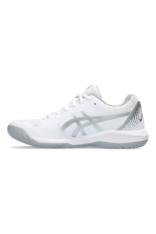 Beli in srebrni teniški čevlji Asics Gel-Dedicate 8