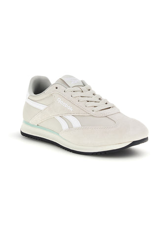 Sive superge z vložki iz semiša in črnim podplatom Reebok World 70