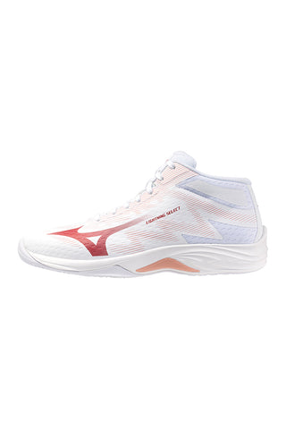 Mizuno Lightning Select Mid beli zračni mrežasti odbojkarski čevlji
