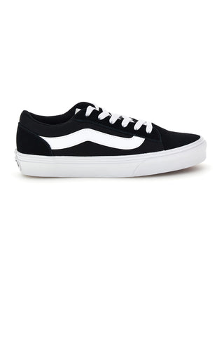 Črne superge z belim vložkom nizkega profila Vans Vero LS