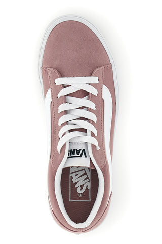 Rožnate superge z belim vložkom nizkega profila Vans Vero LS