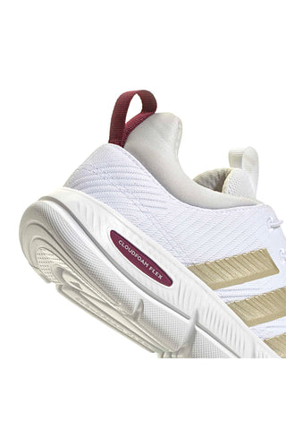 Superge White Cloudfoam z elastičnimi vezalkami Adidas Cloudfoam Flex