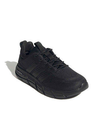 Črni superge Cloudfoam z elastičnimi vezalkami Adidas Cloudfoam Flex