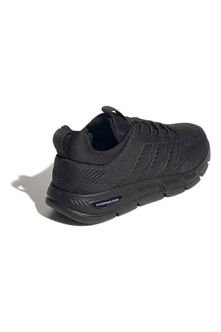 Črni superge Cloudfoam z elastičnimi vezalkami Adidas Cloudfoam Flex