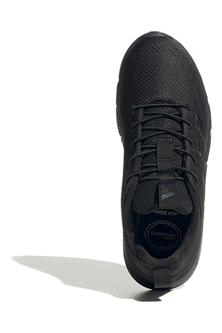 Črni superge Cloudfoam z elastičnimi vezalkami Adidas Cloudfoam Flex