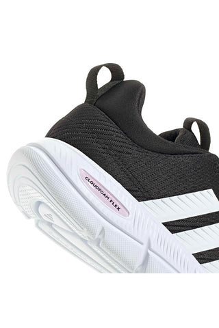 Črni športni copati Cloudfoam z elastičnimi vezalkami Adidas Cloudfoam Flex