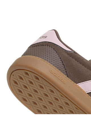 Rjavi superge z rožnatimi črtami in izrezanimi detajli Adidas Breaknet Sleek