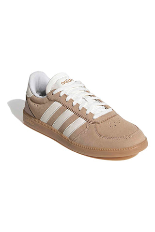 Bež superge z belimi črtami in izrezanimi detajli Adidas Breaknet Sleek