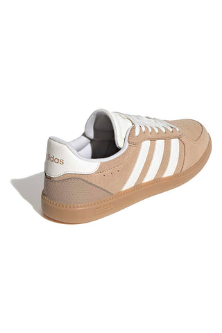 Bež superge z belimi črtami in izrezanimi detajli Adidas Breaknet Sleek