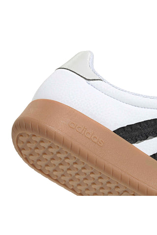Bele superge z črnimi črtami in usnjenim noskom Adidas Barreda