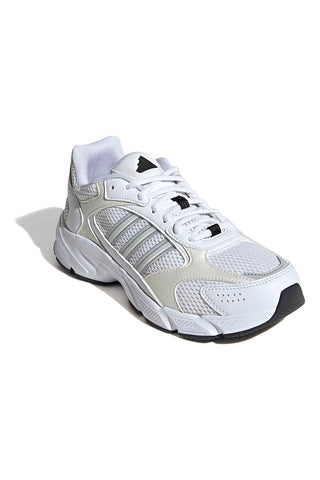 Bele mrežaste superge s srebrnimi detajli in podplatom Cloudfoam Adidas Crazychaos 2000
