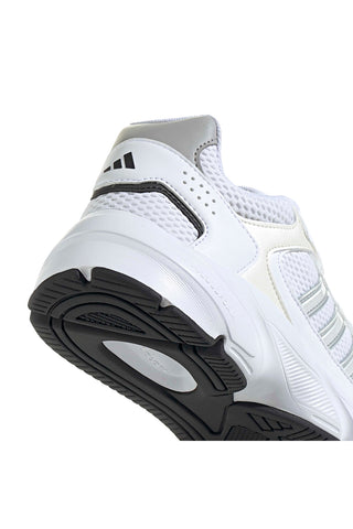 Bele mrežaste superge s srebrnimi detajli in podplatom Cloudfoam Adidas Crazychaos 2000