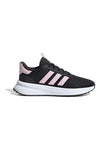 Črni tekaški čevlji z roza trakovi iz dihalne mreže Adidas X_PLRPATH