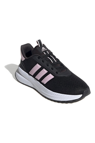 Črni tekaški čevlji z roza trakovi iz dihalne mreže Adidas X_PLRPATH