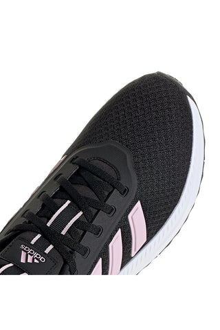 Črni tekaški čevlji z roza trakovi iz dihalne mreže Adidas X_PLRPATH