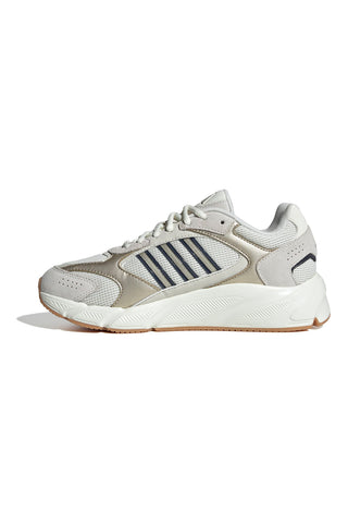 Bež superge iz mrežastega materiala s srebrnimi detajli in podplatom Cloudfoam Adidas Crazychaos 2000