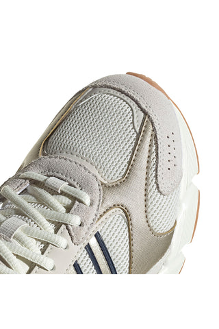 Bež superge iz mrežastega materiala s srebrnimi detajli in podplatom Cloudfoam Adidas Crazychaos 2000