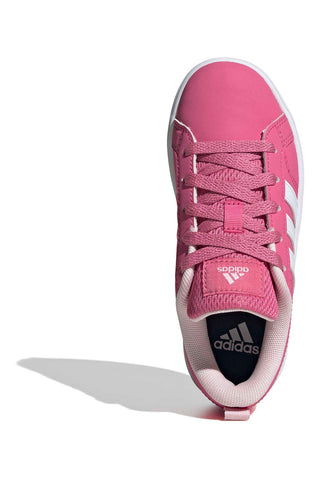Roza superge z belimi črtami iz recikliranega materiala Adidas VS Pace 2.0 K