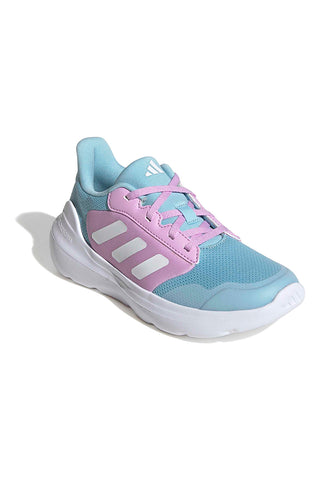 Svetlo modri tekaški čevlji z lila detajli iz dihalne mreže Adidas Tensaur Run 3.0 J