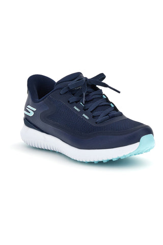 Modri nepremočljivi copati Skechers GO GOLF Flight Slip-ins