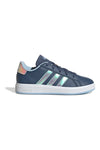 Modri casual čevlji z mavričnimi detajli Adidas Grand Court 2 K