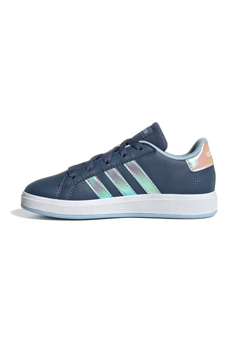 Modri casual čevlji z mavričnimi detajli Adidas Grand Court 2 K