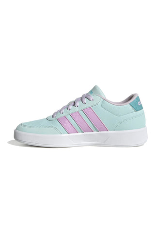 Pastelno modri športni copati z lila detajli Adidas Breaknet 3 J