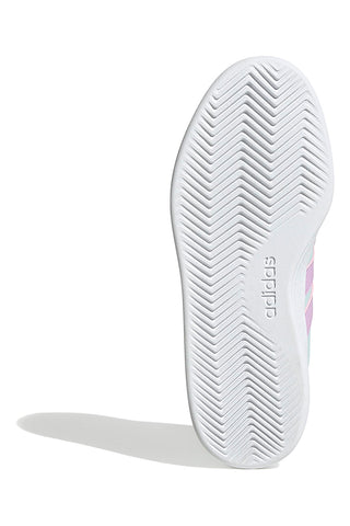 Pastelno modri športni copati z lila detajli Adidas Breaknet 3 J