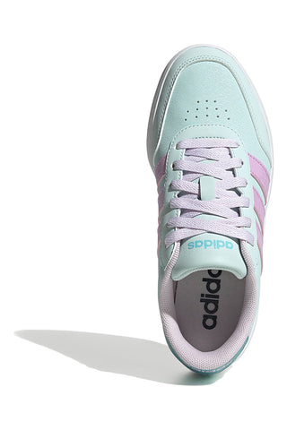 Pastelno modri športni copati z lila detajli Adidas Breaknet 3 J