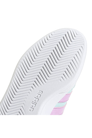 Pastelno modri športni copati z lila detajli Adidas Breaknet 3 J