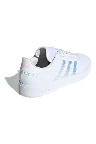 Bele superge z iridescentnimi detajli Adidas Grand Court Base 2.0