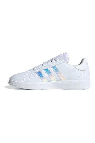 Bele superge z iridescentnimi detajli Adidas Grand Court Base 2.0