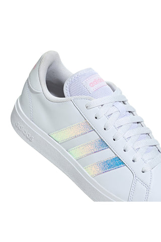 Bele superge z iridescentnimi detajli Adidas Grand Court Base 2.0