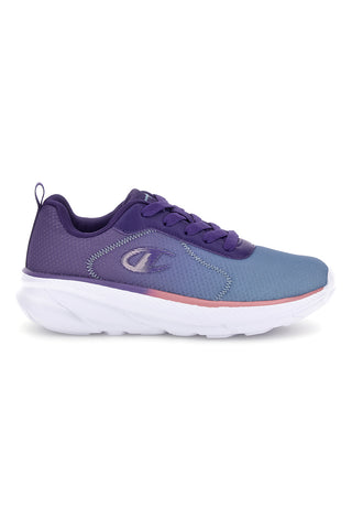 Sneakers azzurre e viola con suola ammortizzata Champion HRO J B GS Low Cut Shoe