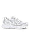 Sneakers Bianche con Dettagli Argento Champion RT25 U GS