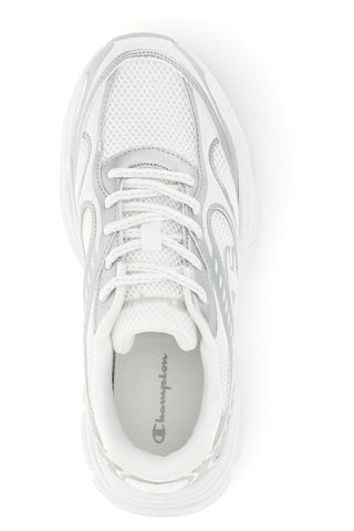 Sneakers Bianche con Dettagli Argento Champion RT25 U GS