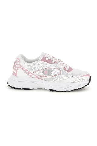 Sneakers Bianche con Inserti Rosa Champion RT25 U GS