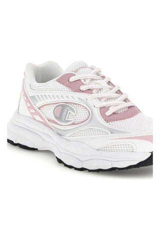 Sneakers Bianche con Inserti Rosa Champion RT25 U GS
