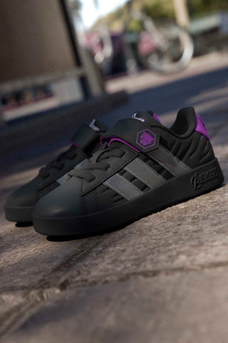 Črni športni copati Adidas GRAND COURT AVENGERS EL K