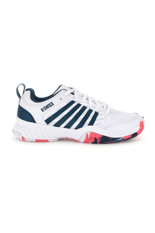 Scarpe da Tennis Bianche con Inserti Blu K-swiss 84428129M